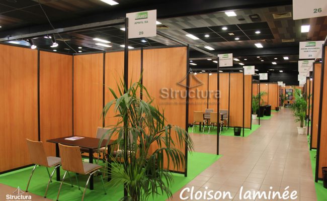 Location option accessoire cloison laminée Structura