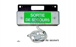 Option et accessoire éclairage secours Structura