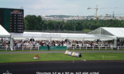13- Structure chapiteau 15mx30m toi plat cristal