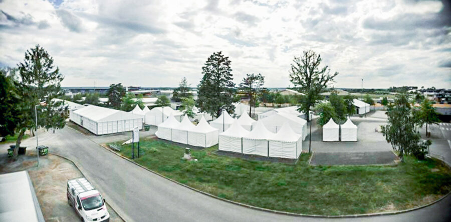 09- Structure chapiteau 10mx20m et garden