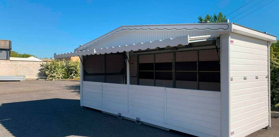 20 – Libre service chalet pliable extérieur