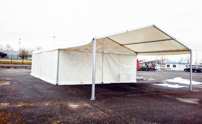 Structura propose la location de chapiteau barnum pour atelier de nettoyage et réparation de véhicules, sur Toulouse, Montauban, Carcassonne, Albi, Castres, Agen, Auch, Tarbes, Rodez