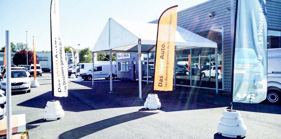 08- Structure chapiteau auvent 8mx5m