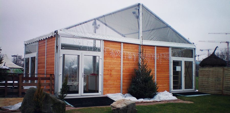 17- Structure chapiteau, bardage bois