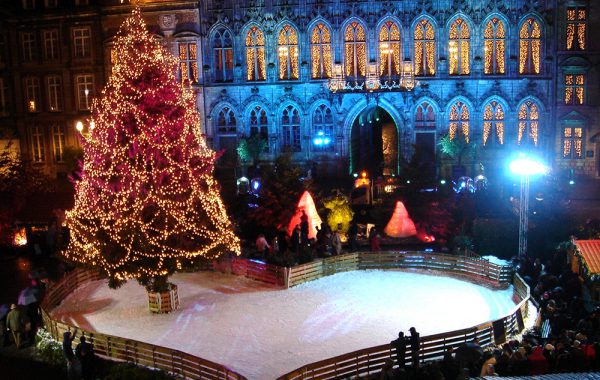 Patinoire coeur non couverte