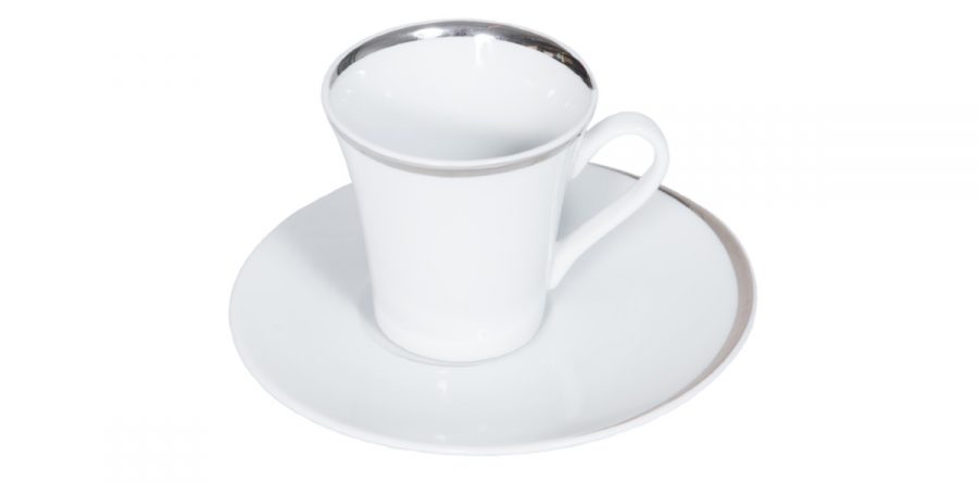 4-2 Tasse à café “Ellipse” + soucoupe