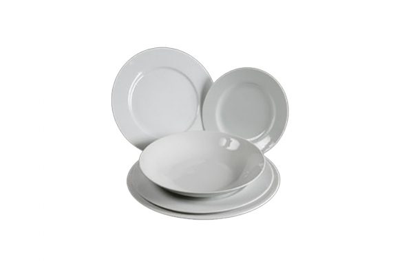 Vaisselle – Assiette “Rond Blanc”