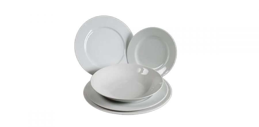Vaisselle – Assiette “Rond Blanc”