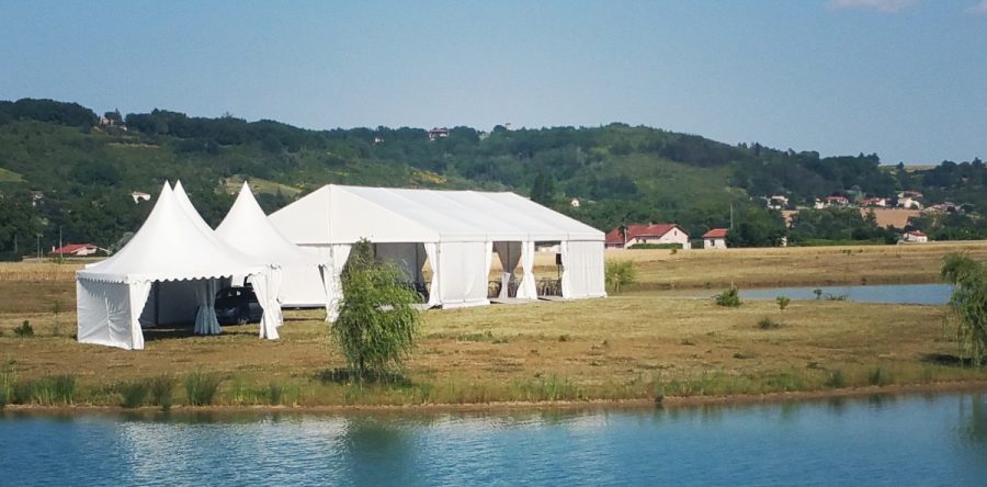 09- Structure chapiteau 10mx20m, garden 5mx5m