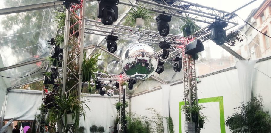 08- Structure chapiteau 8mx15m H4m, pagode 3mx3m, garden 5mx5m