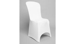 Nappage mobilier – Housse lycra blanche chaise