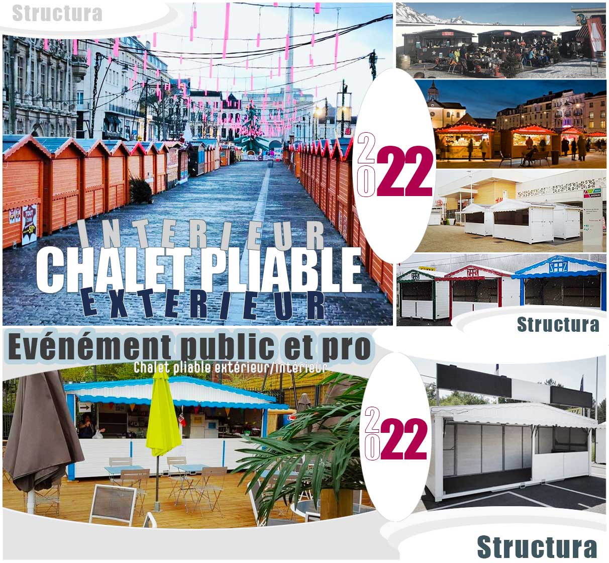 location et vente de chalets intérieur et extérieur sur toute la France par Structura