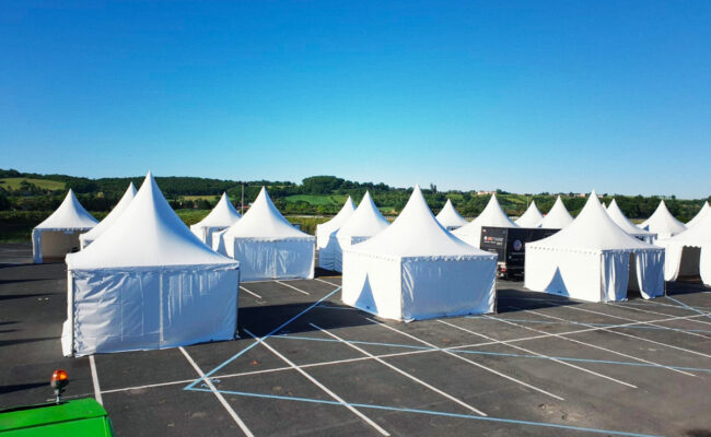 garden exposition village producteurs locaux 5mx5m Structura location et vente