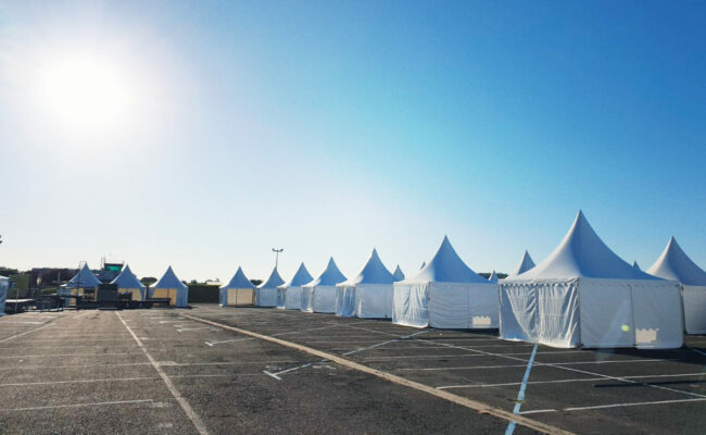 garden exposition village producteurs locaux 5mx5m Structura location et vente