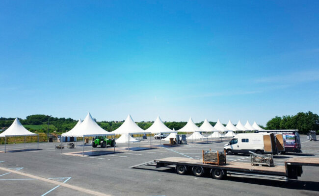 garden exposition village producteurs locaux 5mx5m Structura location et vente