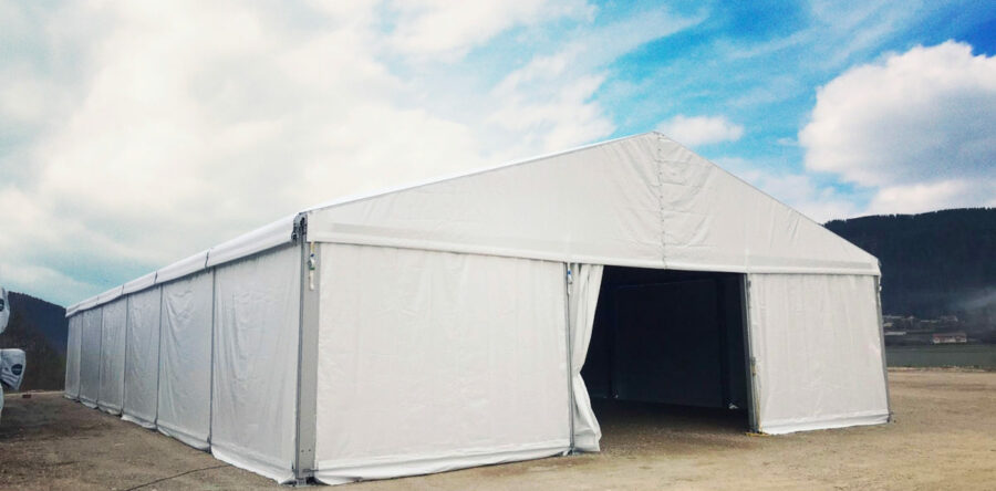 12- Structure chapiteau zone de stockage 15mx30m
