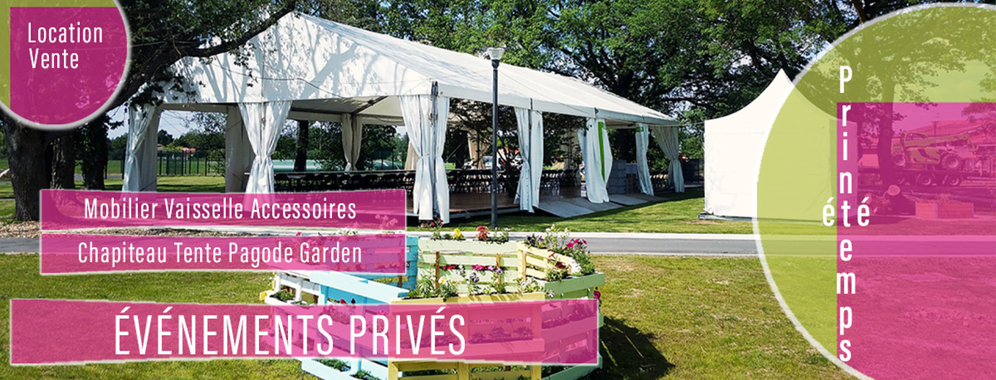 Préparez vos événements privés pour ce printemps !
