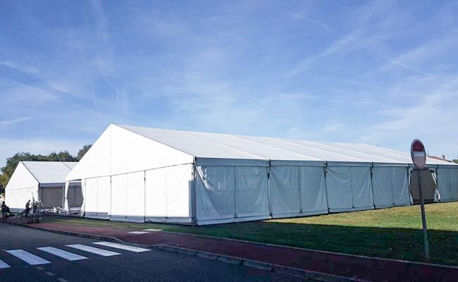 location vente chapiteau événement entreprise professionnel terrasse plancher Structura sur  Toulouse et toute la France