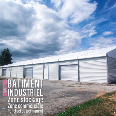 Professionnels et industriels, Structura propose la location et la vente de bâtiment industriel démontable sur Toulouse et toute la France