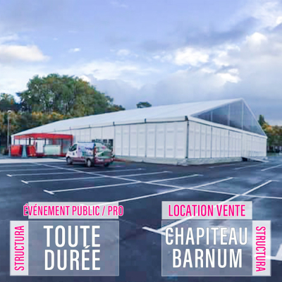 Espace de réception, animation commerciale, espace de vente proposé par Structura sur Toulouse et toute la France