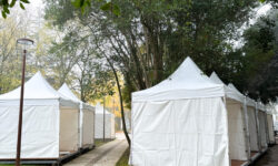 03 – Pagodes 3mx3m pour un marché de Noël