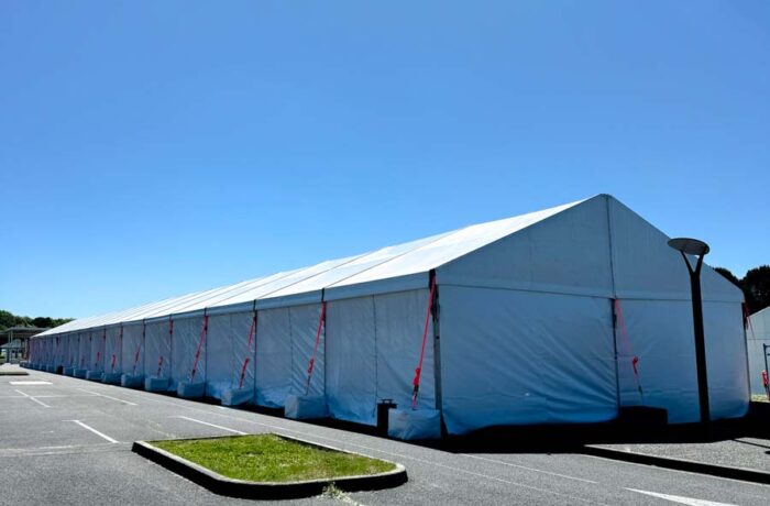 12 – Chapiteau barnum événement professionnel 10m x 80m