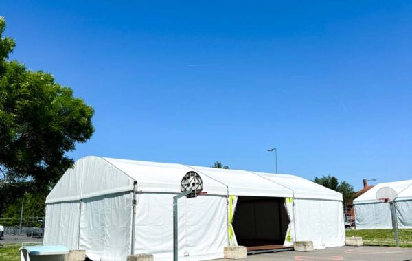 09 – Structure chapiteau barnum arquée 10mx15m