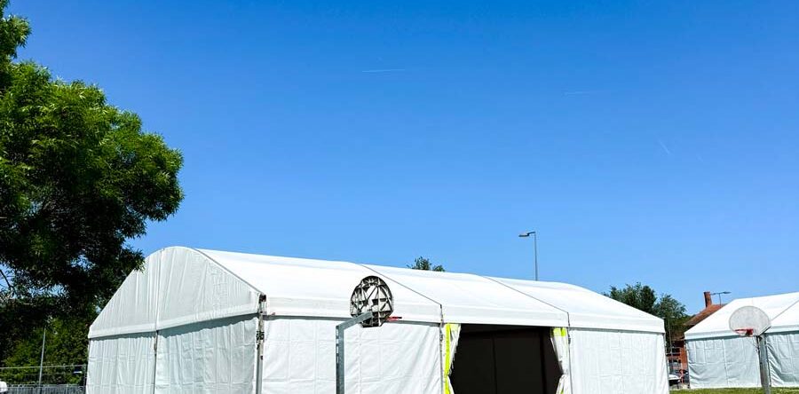 09 – Structure chapiteau barnum arquée 10mx15m