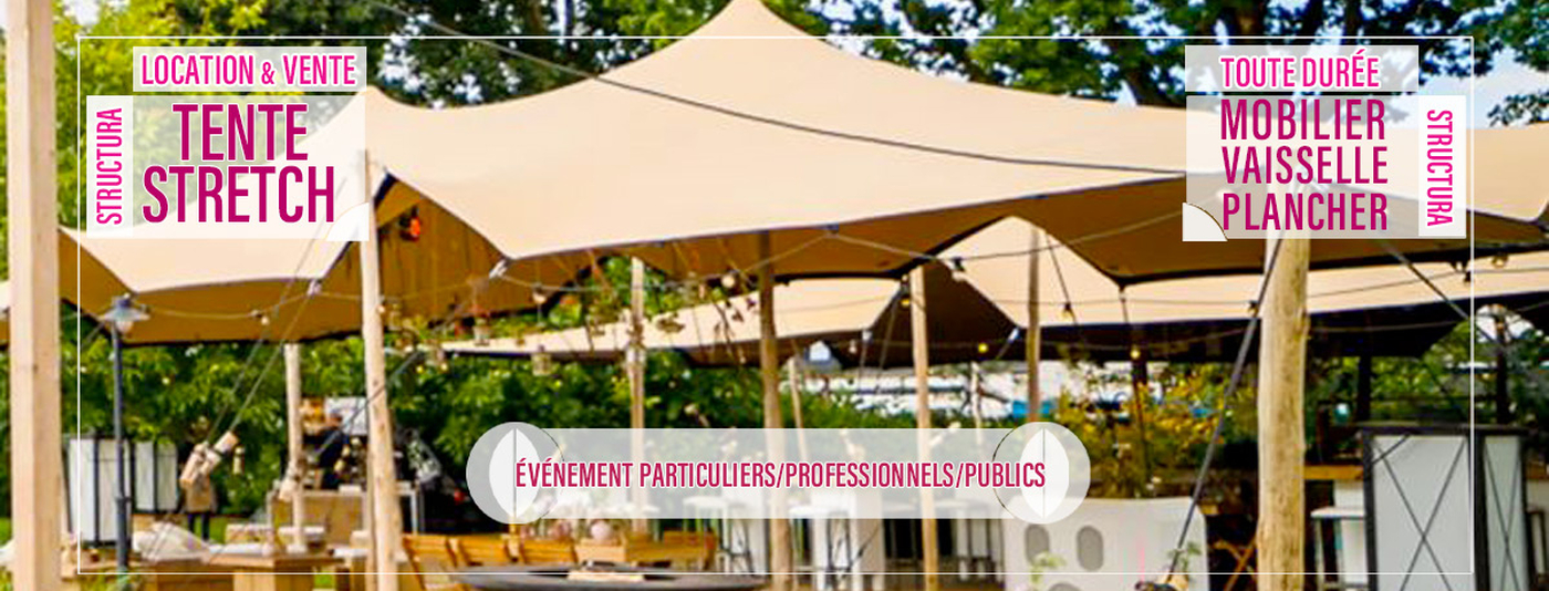 Élégantes et contemporaines, elles créent une ambiance unique tout en offrant confort et protection à vos invités. Mariages, réceptions privées, événements d'entreprise ou festivals les tentes stretch apportent une touche originale et raffinée à chaque occasion. Taille disponible : 10m x 20m - 20m x 20m - 20m x 40m
