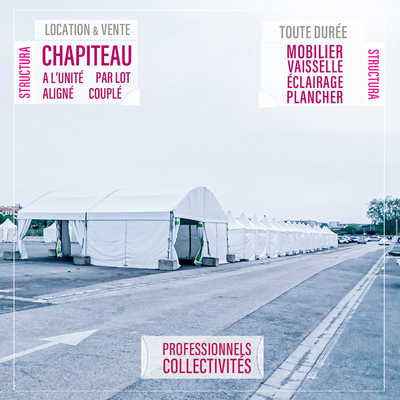 stockage de marchandise, agrandissement de votre dépôt ou magasin, restaurant d’entreprise éphémère, magasin éphémère, travaux, foire, exposition, forum, inauguration