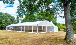 09 – Structure chapiteau barnum rideaux cristal 10mx15m